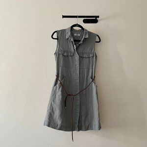 Mango Linen Dress Size S